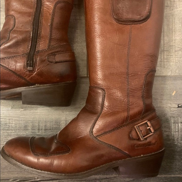 Caterpillar leather UGC size 9 Women’s brown boots - Picture 4 of 6